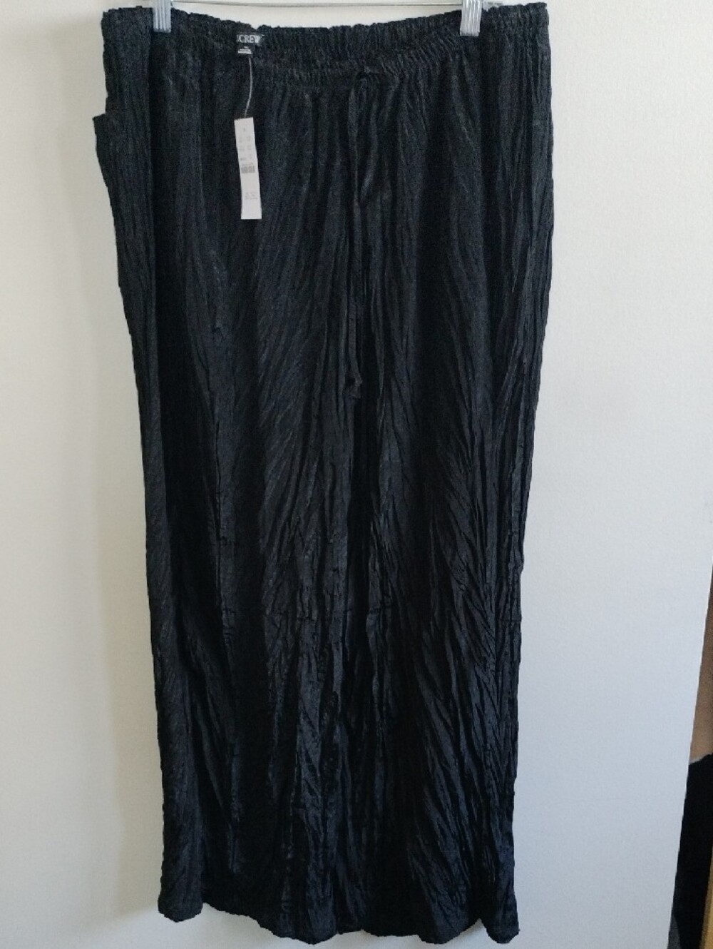 J.Crew Black Crinkled J.Crew Pants For Any Occasion